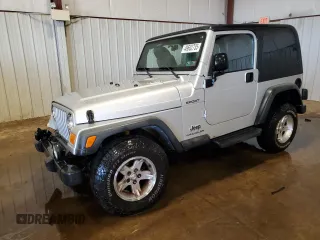 2004 Jeep Wrangler Sport with VIN 1J4FA49S94P713201, listed as a Copart auction lot 49602735 with 152,932 mi miles and Salvage Title. Bid and sale history available at carsss.com. Image 1.
