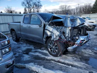 2023 Chevrolet Silverado 1500 LT with VIN 1GCRDDED0PZ329043, listed as a Copart auction lot 47159045 with 0 mi miles and Salvage Title. Bid and sale history available at carsss.com. Image 4.
