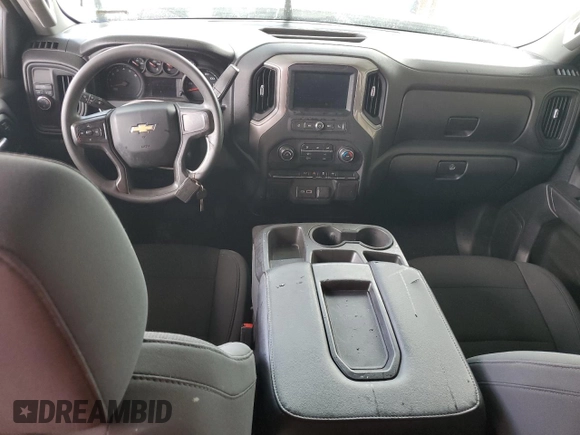 2021 Chevrolet Silverado 1500 Custom with VIN 1GCRWBEH6MZ115879, listed as a Copart auction lot 74552314 with Not Provided miles and Salvage Title. Bid and sale history available at DreamBid. Image 8.