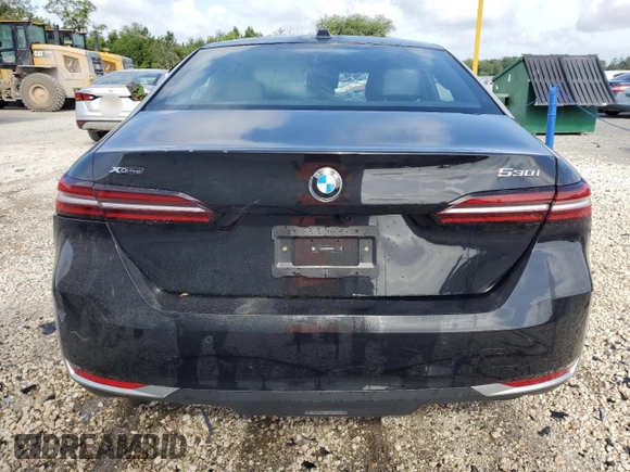 2024 BMW 5 Series 530i xDrive with VIN WBA53FJ04RCP78924, listed as a Copart auction lot 60142525 with Not provided miles and Non repairable. Bid and sale history available at DreamBid. Image 6.