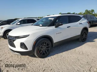 2022 Chevrolet Blazer LT z VIN 3GNKBDRS7NS146899, wystawiony jako Copart lot #51756795 z przebiegiem 18 214 mil mil oraz Czysty tytuł • Clean title. Historia ofert i sprzedaży dostępna na DreamBid. Obrazek 1.