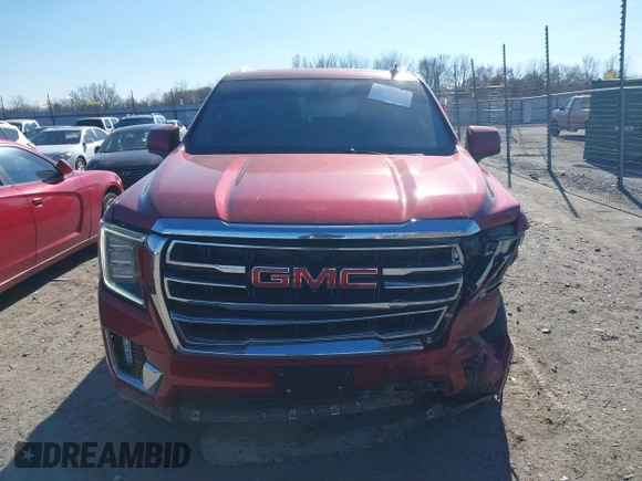 2021 GMC Yukon XL SLT with VIN 1GKS2GKD6MR144038, listed as a IAAI auction lot 41104213 with 98,318 mi miles. Bid and sale history available at carsss.com. Image 12.