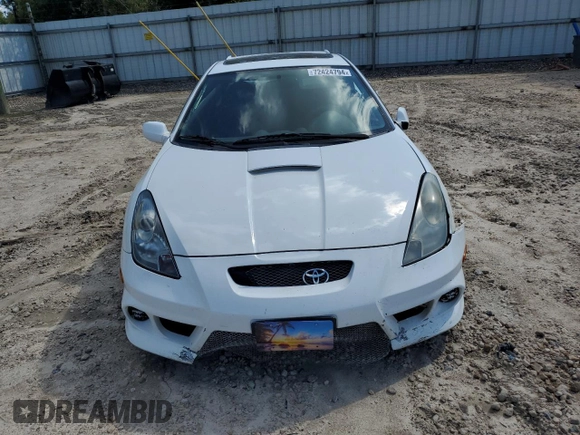 2002 Toyota Celica GT with VIN JTDDR32T120114950, listed as a Copart auction lot 72424794 with 271,844 mi miles and Salvage Title. Bid and sale history available at carsss.com. Image 5.