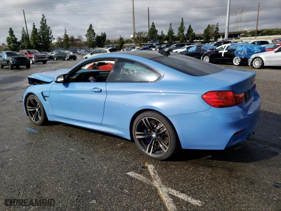 2016 BMW M4 with VIN WBS3R9C54GK337213, listed as a Copart auction lot 37490963 with 56,327 mi miles. Bid and sale history available at carsss.com. Image 2.