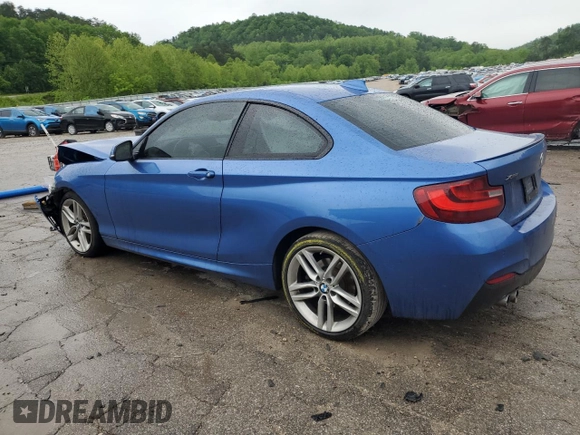2017 BMW 2 Series 230i xDrive z VIN WBA2H9C33H7A25909, wystawiony jako Copart lot #56345325 z przebiegiem 69 025 mil mil oraz Szkoda całkowita • Salvage title. Historia ofert i sprzedaży dostępna na DreamBid. Obrazek 2.