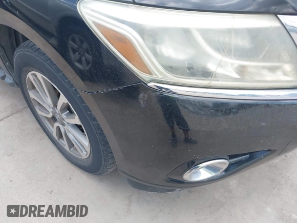 2014 Nissan Pathfinder Platinum with VIN 5N1AR2MN1EC640330, listed as a IAAI auction lot 42627110 with 131,536 mi miles and . Bid and sale history available at DreamBid. Image 6.