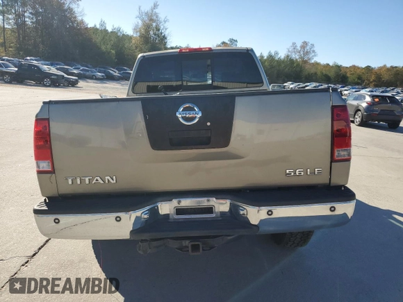 2006 Nissan Titan XE with VIN 1N6AA06B66N570734, listed as a Copart auction lot 83054724 with 205,702 mi miles and Salvage Title. Bid and sale history available at carsss.com. Image 6.