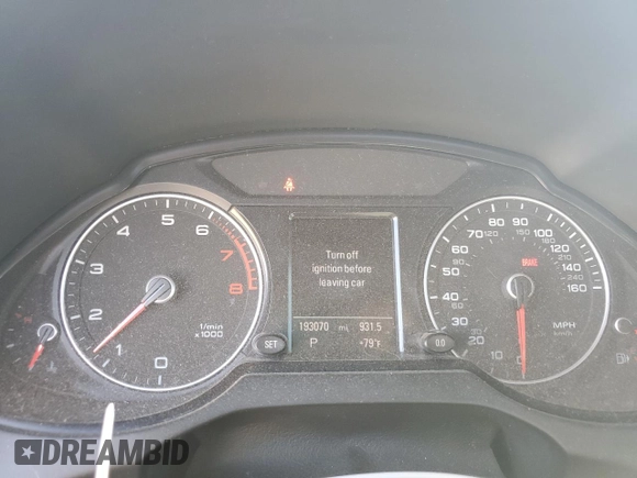 2013 Audi Q5 Prestige с VIN WA1WGAFP1DA022499, выставлен на аукционе Copart как лот 49695985 с пробегом 193 070 миль миль и Списание • Salvage title. История ставок и продаж доступна на DreamBid. Изображение 9.