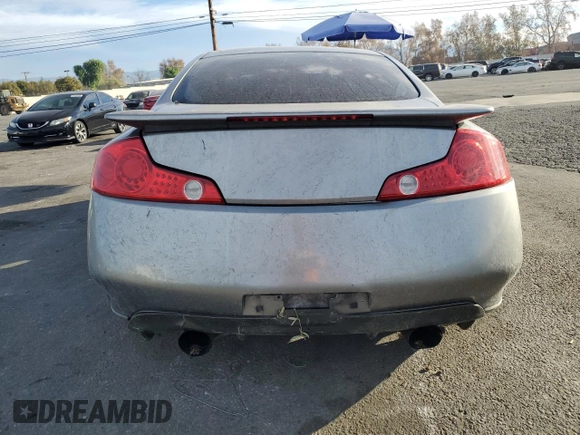 2004 Infiniti G35 Coupe w/Leather with VIN JNKCV54E04M809786, listed as a Copart auction lot 87298084 with 137,951 mi miles and Salvage Title. Bid and sale history available at carsss.com. Image 6.