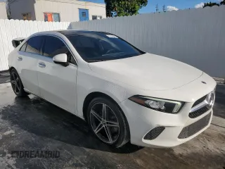 2021 Mercedes-Benz A 220 with VIN W1K3G4EBXMJ320555, listed as a Copart auction lot 46282715 with 95,573 mi miles and Clean Title. Bid and sale history available at DreamBid. Image 4.