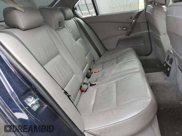 2007 BMW 5 Series 550i with VIN WBANB53537CP03814, listed as a Copart auction lot 47264345 with 203,544 mi miles and Clean Title. Bid and sale history available at DreamBid. Image 10.