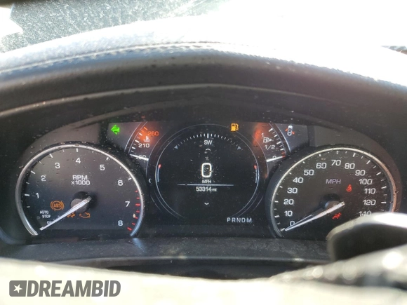 2017 Cadillac CT6 AWD with VIN 1G6KB5RS1HU202275, listed as a Copart auction lot 50122575 with 53,314 mi miles and Salvage title. Bid and sale history available at DreamBid. Image 9.