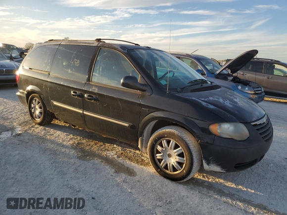 2007 Chrysler Town & Country LWB Touring with VIN 2A4GP54L47R272993, listed as a Copart auction lot 77751034 with 0 mi miles and Non Repairable. Bid and sale history available at carsss.com. Image 4.