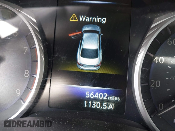 2017 Infiniti Q50 3.0t Premium with VIN JN1EV7AR4HM831716, listed as a IAAI auction lot 40413889 with 56,402 mi miles. Bid and sale history available at carsss.com. Image 15.