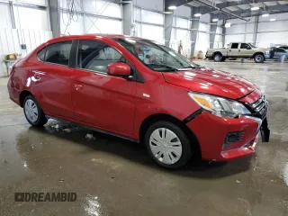 2021 Mitsubishi Mirage G4 ES with VIN ML32FUFJ5MHF05642, listed as a Copart auction lot 48236954 with 33,434 mi miles. Bid and sale history available at carsss.com. Image 4.