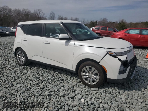 2020 Kia Soul S with VIN KNDJ23AUXL7035741, listed as a Copart auction lot 48952245 with 80,504 mi miles and Salvage Title. Bid and sale history available at DreamBid. Image 4.