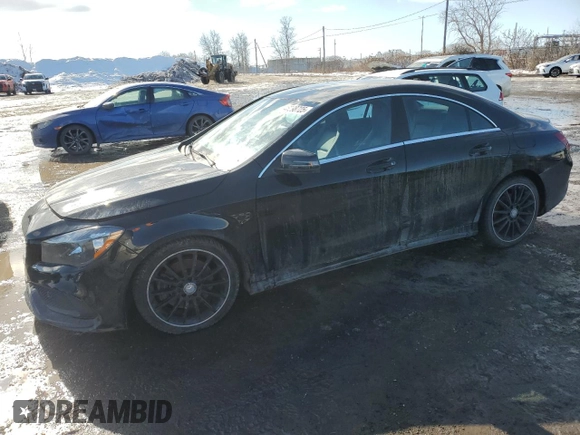 2017 Mercedes-Benz CLA 250 with VIN WDDSJ4GB0HN436503, listed as a Copart auction lot 46298725 with 61,836 mi miles and Salvage Title. Bid and sale history available at DreamBid. Image 1.