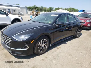 2020 Hyundai Sonata Hybrid Blue with VIN KMHL24JJ8LA009934, listed as a Copart auction lot 54051723 with 14,157 mi miles. Bid and sale history available at carsss.com. Image 1.