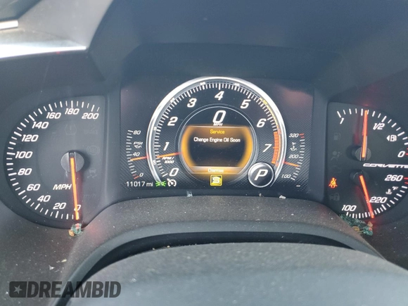 2015 Chevrolet Corvette 1LT with VIN 1G1YB2D71F5121186, listed as a Copart auction lot 58896784 with 11,017 mi miles and Salvage Title. Bid and sale history available at carsss.com. Image 9.