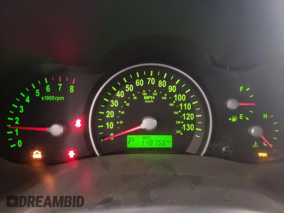 2009 Kia Sedona LX with VIN KNDMB233096314111, listed as a Copart auction lot 75015294 with 119,756 mi miles and Salvage Title. Bid and sale history available at carsss.com. Image 9.