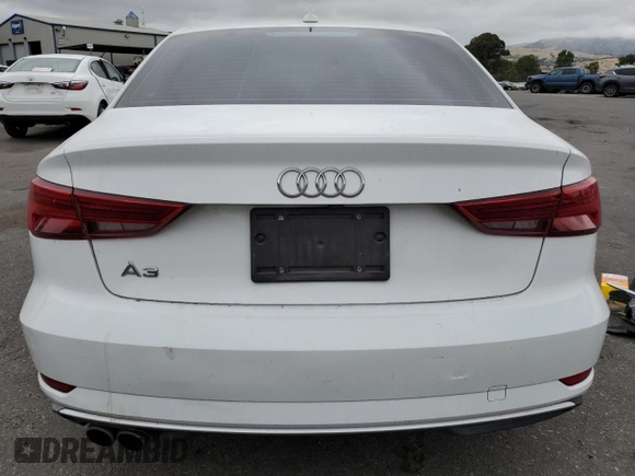 2017 Audi A3 Sedan Premium with VIN WAUAUGFFXH1026833, listed as a Copart auction lot 57223193 with 59,211 mi miles. Bid and sale history available at carsss.com. Image 6.