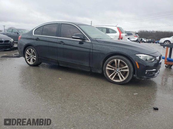 2017 BMW 3 Series 330i with VIN WBA8B9G32HNU52206, listed as a Copart auction lot 45196645 with 96,348 mi miles and Clean Title. Bid and sale history available at DreamBid. Image 4.