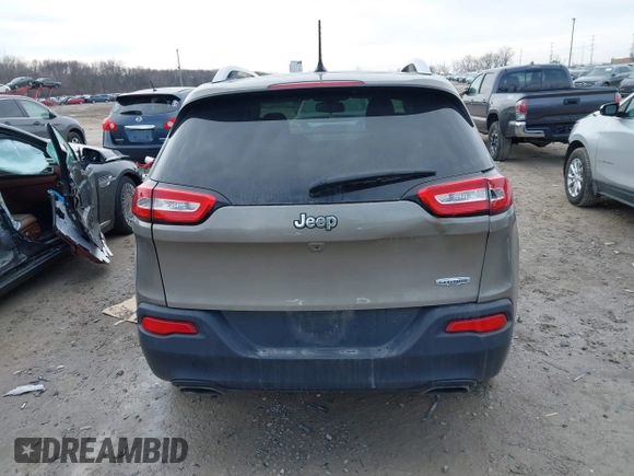 2016 Jeep Cherokee Latitude with VIN 1C4PJLCS4GW347218, listed as a IAAI auction lot 41651285 with 95,169 mi miles. Bid and sale history available at carsss.com. Image 15.