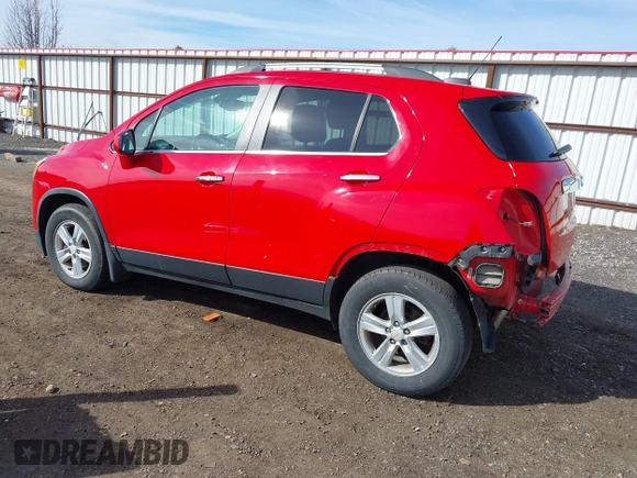2016 Chevrolet Trax LTZ with VIN KL7CJRSBXGB572279, listed as a IAAI auction lot 41866351 with 97,363 mi miles. Bid and sale history available at carsss.com. Image 3.