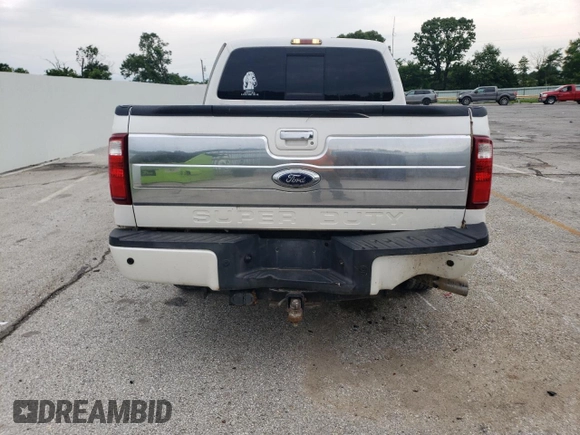 2015 Ford F-250 Lariat with VIN 1FT7W2BT5FEA55975, listed as a Copart auction lot 58673455 with 126,119 mi miles and Salvage title. Bid and sale history available at DreamBid. Image 6.