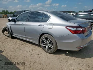 2016 Honda Accord Sport with VIN 1HGCR2F51GA052910, listed as a Copart auction lot 59615995 with 161,452 mi miles and Salvage title. Bid and sale history available at DreamBid. Image 2.