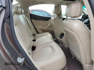 2014 Maserati Ghibli S Q4 with VIN ZAM57RTA6E1085708, listed as a Copart auction lot 53710095 with 110,799 mi miles and Salvage title. Bid and sale history available at DreamBid. Image 10.