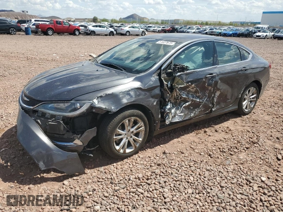 2015 Chrysler 200 Limited with VIN 1C3CCCAB6FN653373, listed as a Copart auction lot 51637675 with 191,098 mi miles and Salvage Title. Bid and sale history available at DreamBid. Image 1.