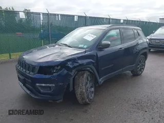 2021 Jeep Compass 80th Anniversary with VIN 3C4NJDEB5MT520949, listed as a IAAI auction lot 42447568 with 43,840 mi miles and . Bid and sale history available at DreamBid. Image 17.