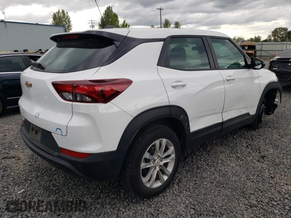 2022 Chevrolet TrailBlazer LS with VIN KL79MMS22NB110557, listed as a Copart auction lot 60530854 with 12,286 mi miles and Salvage Title. Bid and sale history available at DreamBid. Image 3.