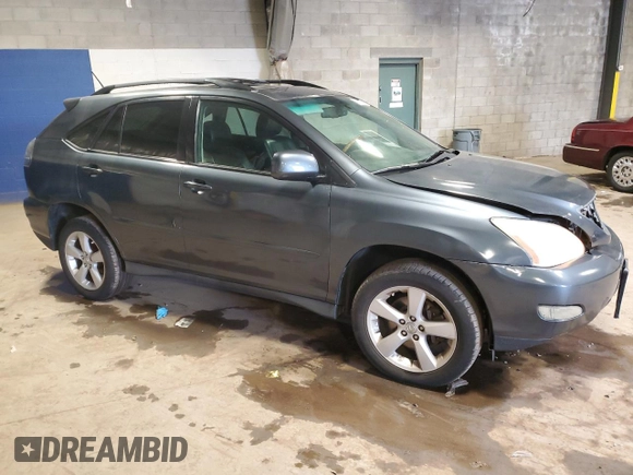 2007 Lexus RX 350 with VIN 2T2HK31U37C038446, listed as a Copart auction lot 53703645 with 189,289 mi miles and Salvage Title. Bid and sale history available at carsss.com. Image 4.