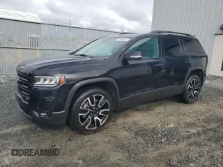 2021 GMC Acadia SLT z VIN 1GKKNULS8MZ199576, wystawiony jako Copart lot #48755185 z przebiegiem 60 019 mil mil oraz Tytuł czysty. Historia ofert i sprzedaży dostępna na DreamBid. Obrazek 1.