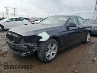 2013 BMW 5 Series 528i xDrive with VIN WBAXH5C58DD115498, listed as a Copart auction lot 46330755 with 130,551 mi miles and Salvage Title. Bid and sale history available at carsss.com. Image 1.