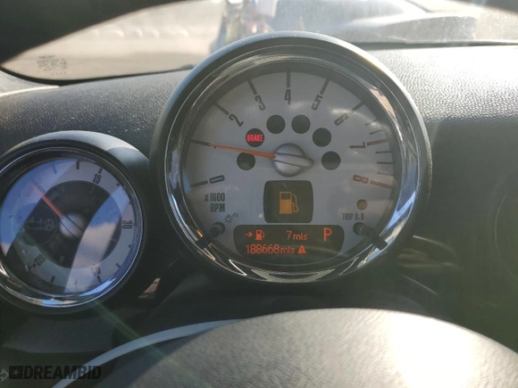 2012 MINI Cooper Convertible with VIN WMWZN3C5XCT134354, listed as a Copart auction lot 75429794 with 188,668 mi miles and Salvage Title. Bid and sale history available at carsss.com. Image 9.