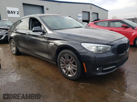 2012 BMW 5 Series GT 535i Gran Turismo xDrive with VIN WBASP2C5XCC338710, listed as a Copart auction lot 41994185 with 106,584 mi miles and Salvage Title. Bid and sale history available at DreamBid. Image 4.