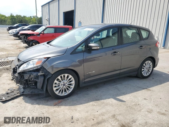 2018 Ford C-Max SE z VIN 1FADP5AU8JL105323, wystawiony jako Copart lot #55833125 z przebiegiem 59 463 mil mil oraz Szkody całkowita. Historia ofert i sprzedaży dostępna na DreamBid. Obrazek 1.