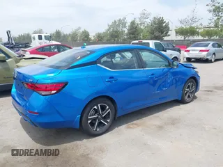 2024 Nissan Sentra SV with VIN 3N1AB8CV2RY387421, listed as a IAAI auction lot 42362993 with 9,068 mi miles and . Bid and sale history available at DreamBid. Image 4.