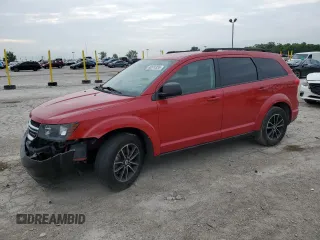 2019 Dodge Journey SE z VIN 3C4PDCBBXKT732077, wystawiony jako Copart lot #60874355 z przebiegiem 105 992 mil mil oraz Szkoda całkowita • Salvage title. Historia ofert i sprzedaży dostępna na DreamBid. Obrazek 1.