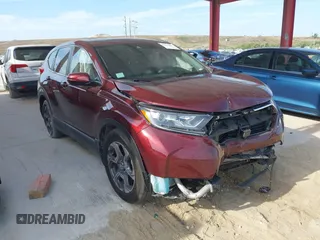 2017 Honda CR-V EX with VIN 7FARW1H55HE020645, listed as a IAAI auction lot 42111202 with 51,445 mi miles. Bid and sale history available at carsss.com. Image 1.