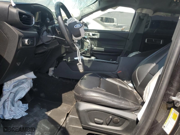2020 Ford Explorer XLT with VIN 1FMSK7DH8LGC90104, listed as a Copart auction lot 72789364 with 0 mi miles and Salvage Title. Bid and sale history available at carsss.com. Image 7.