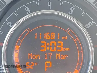 2012 FIAT 500 Pop with VIN 3C3CFFAR1CT280485, listed as a IAAI auction lot 41819314 with 111,681 mi miles. Bid and sale history available at carsss.com. Image 12.