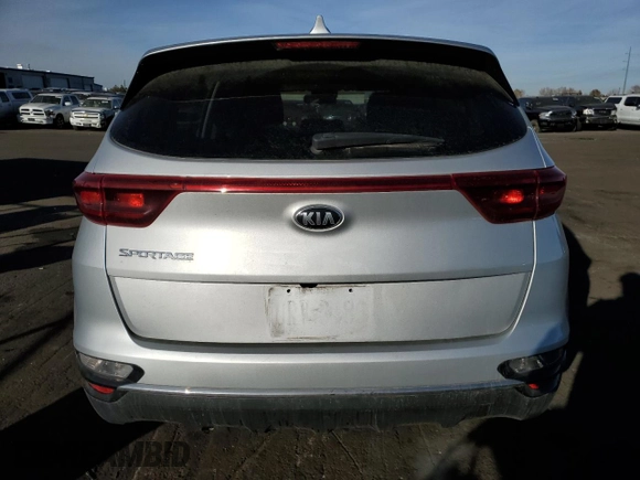 2020 Kia Sportage LX with VIN KNDPMCAC5L7733895, listed as a Copart auction lot 86403014 with 70,844 mi miles and Clean Title. Bid and sale history available at carsss.com. Image 6.
