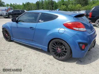 2016 Hyundai Veloster Turbo with VIN KMHTC6AE1GU251058, listed as a Copart auction lot 54238655 with 105,572 mi miles and Clean Title. Bid and sale history available at carsss.com. Image 2.