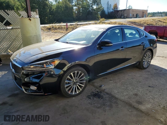 2017 Kia Cadenza Premium with VIN KNALB4J15H5039510, listed as a Copart auction lot 76071054 with 107,197 mi miles and Salvage Title. Bid and sale history available at carsss.com. Image 1.