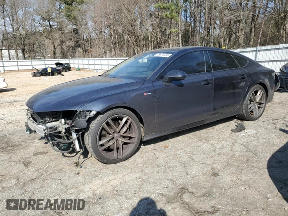 2015 Audi A7 3.0 Prestige with VIN WAU2GAFC2FN063296, listed as a Copart auction lot 43874424 with 99,370 mi miles. Bid and sale history available at carsss.com. Image 1.