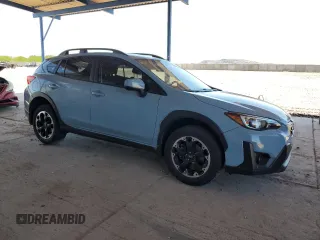 2021 Subaru Crosstrek Premium with VIN JF2GTAPC5M8266862, listed as a Copart auction lot 64136355 with 41,777 mi miles and Salvage title. Bid and sale history available at DreamBid. Image 4.